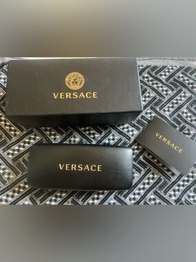 Versace Sunglasses Case and box